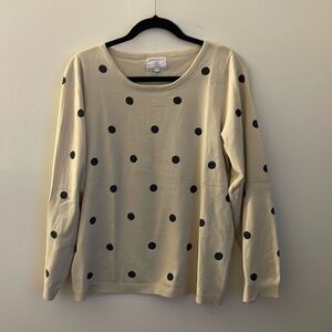 Polka Dot knit Sweater
